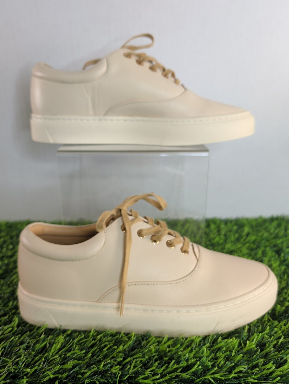 NISOLO Bria Go To Court Sneakers Bone Leather Women’s Shoes Size 7 Vibram